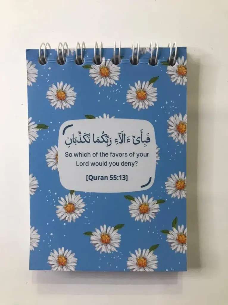 Floral Blue Notepad