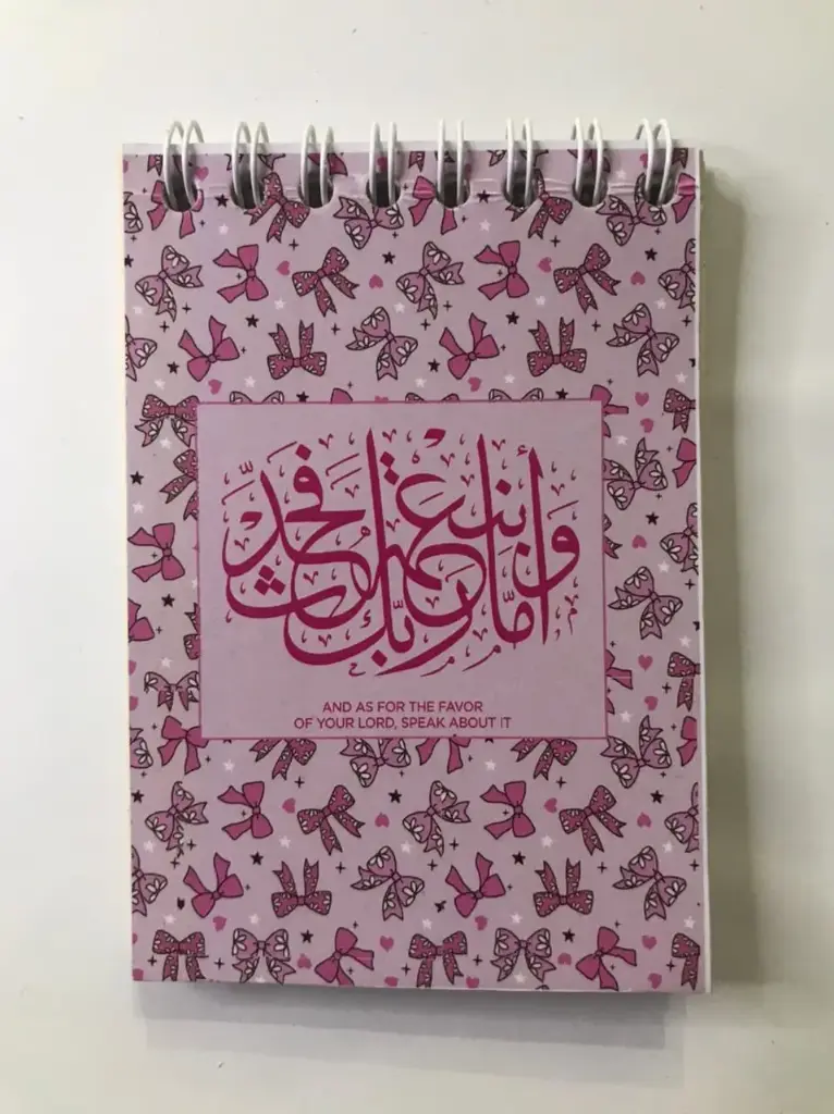Pink Bow Notepad